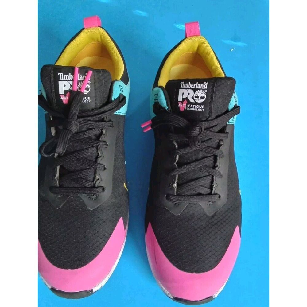 Timberland PRO Lightweight Athletic Work Sneakers Anti-Fatigue‎ Black Pink